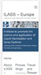 Mobile Screenshot of ilasseurope.org